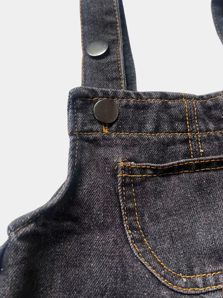 Maison Enfant Classic Denim Overalls - Crown & Cuff Kids
