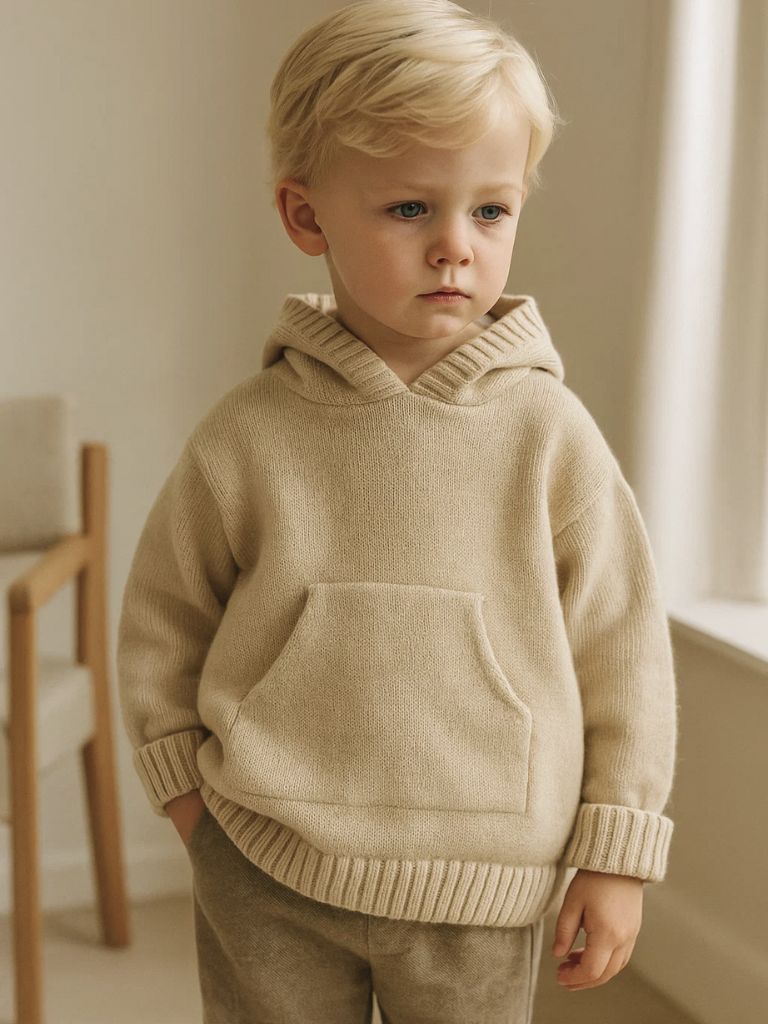 Montclair Kids Heritage Knit Hoodie - Crown & Cuff Kids