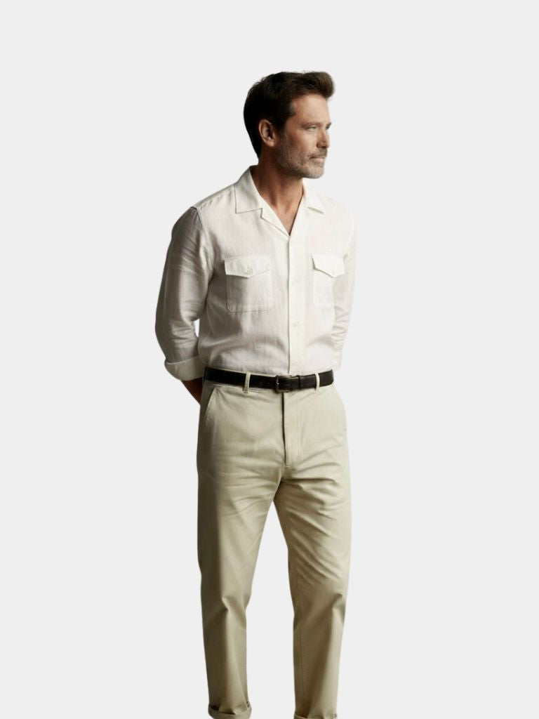 Old Money Long Sleeve Shirt - Crown & Cuff