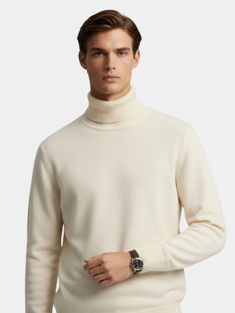 Aurelius Wool Turtleneck - Crown & Cuff