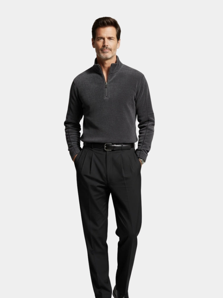 Alpine Quarter-Zip Sweater - Crown & Cuff