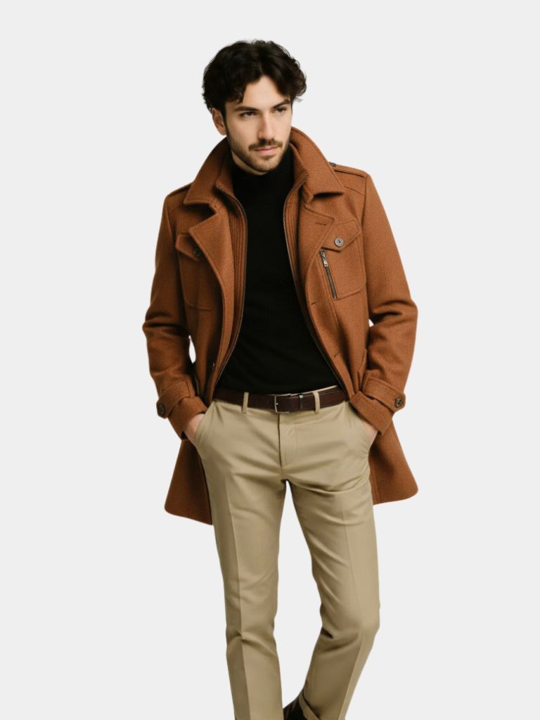 Old Money Two-Piece Winter Coat - Crown & Cuff