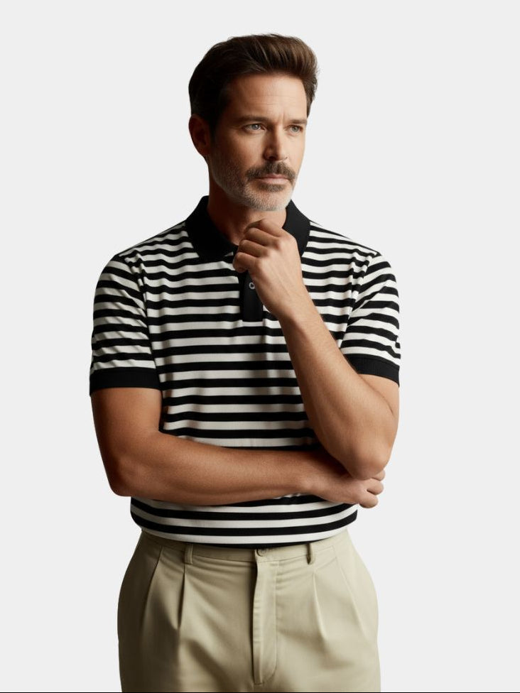 Corsaire Blanc Polo - Crown & Cuff