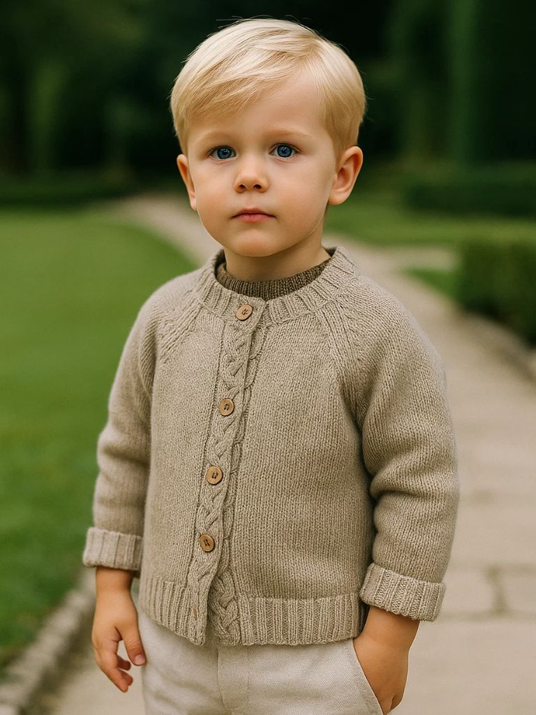 Valmont Classic Knit Cardigan - Crown & Cuff Kids