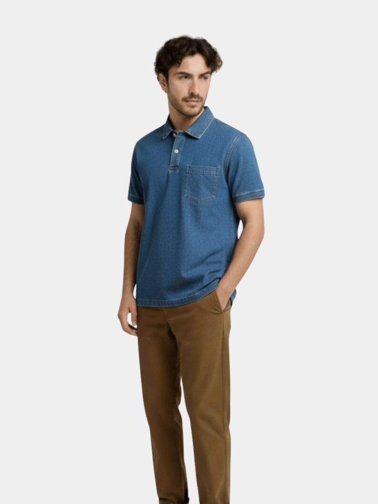 Bethlehem Blues Polo Shirt – Crown & Cuff