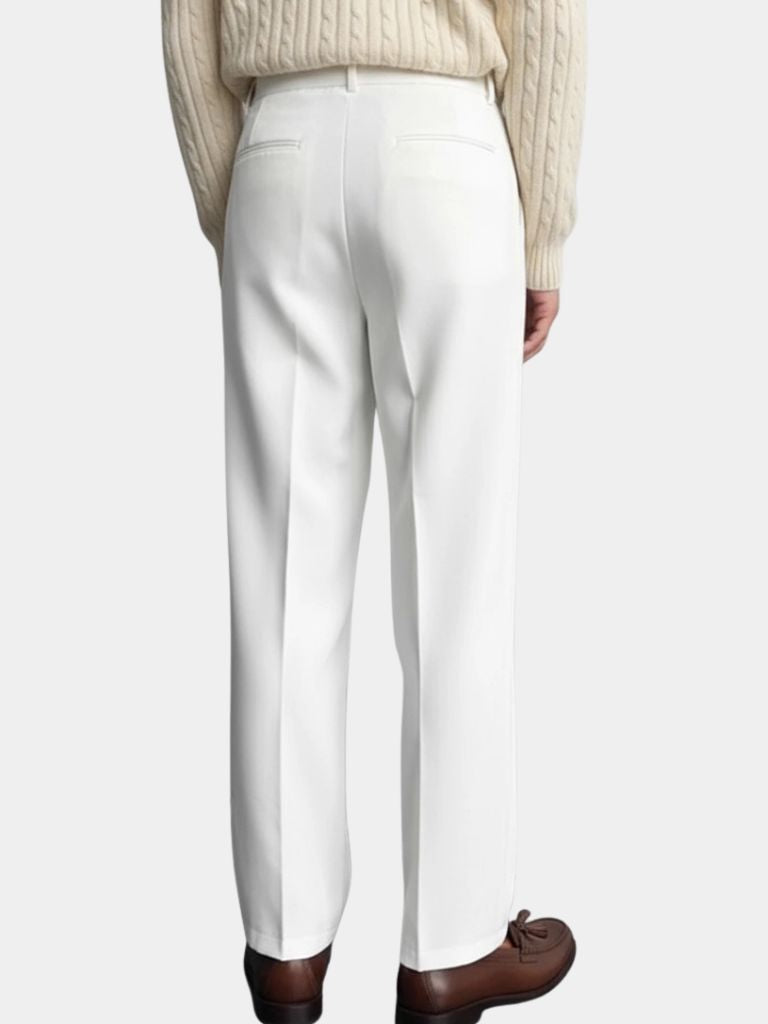 Minimalist Old Money Trousers - Crown & Cuff