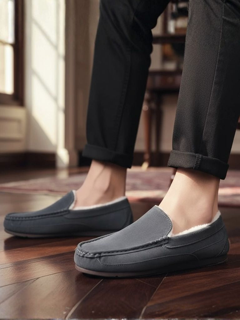 Valerio Suede Comfort Loafers - Crown & Cuff