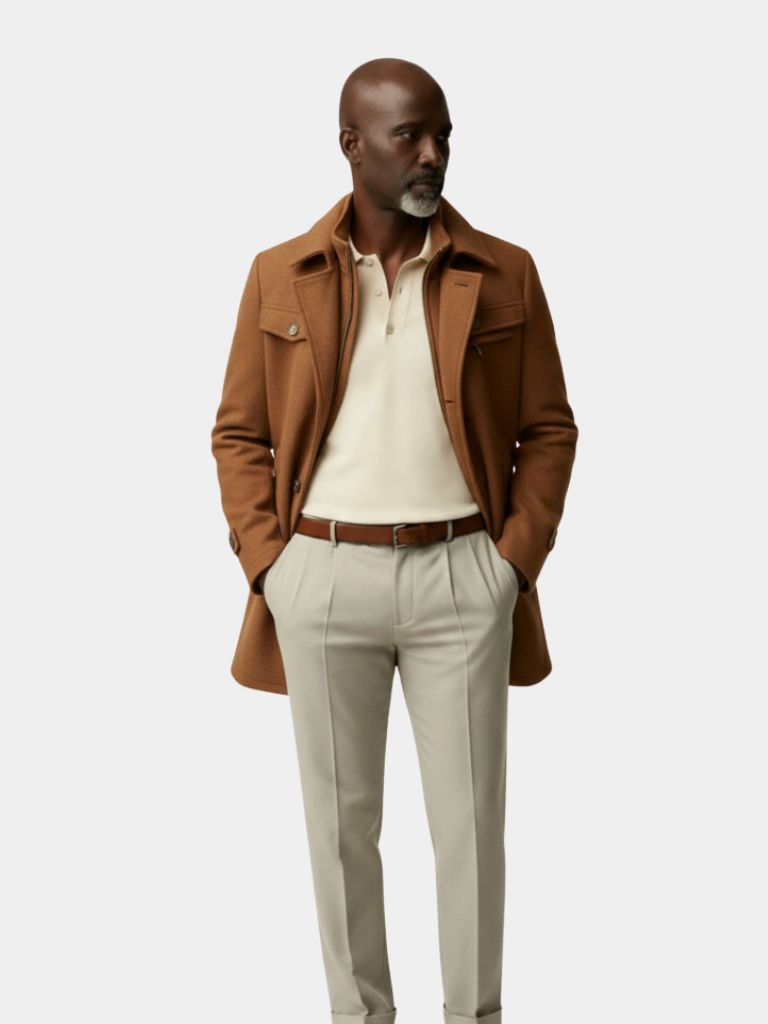 Essential Wool Blend Coat - Crown & Cuff