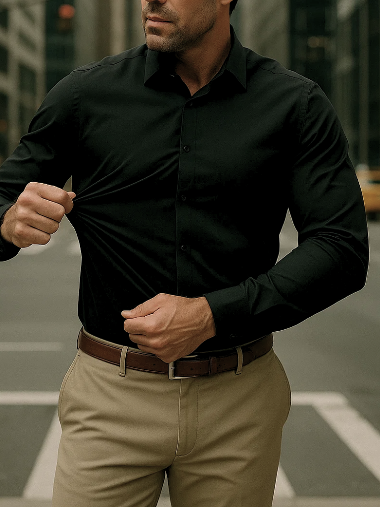 Ultra Tech Elastic and Water-Resistant Shirt - Crown & Cuff