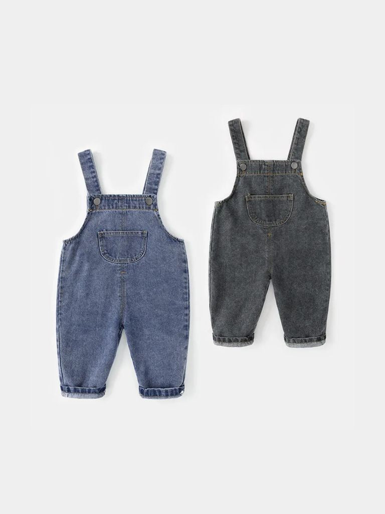 Maison Enfant Classic Denim Overalls - Crown & Cuff Kids