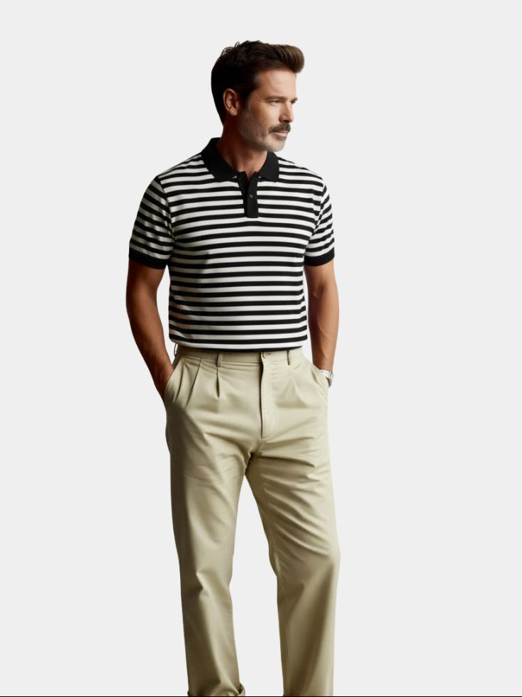 Corsaire Blanc Polo - Crown & Cuff