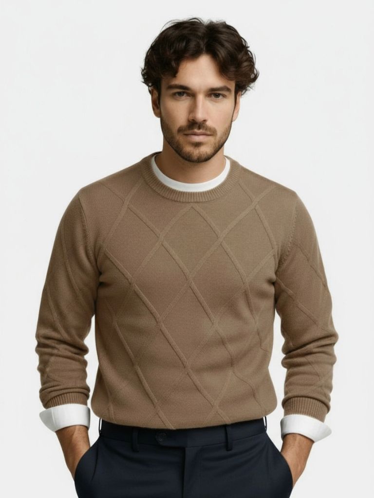 François Blanchet Premium Cashmere Sweater -Crown & Cuff