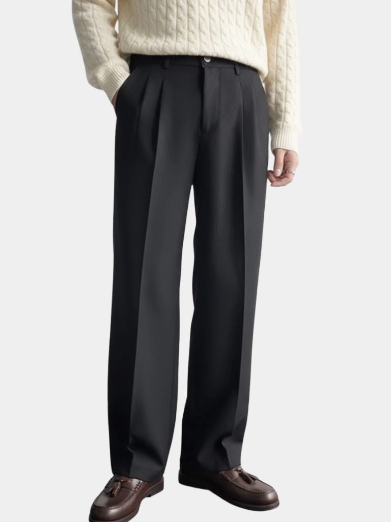 Minimalist Old Money Trousers - Crown & Cuff