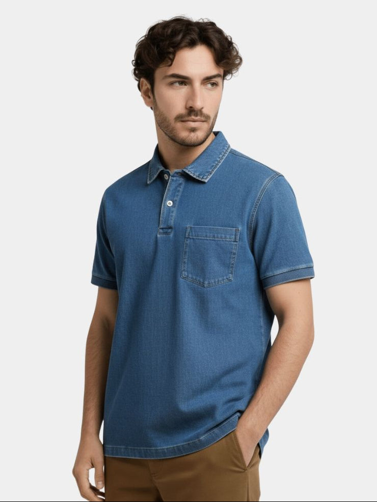 Bethlehem Blues Polo Shirt – Crown & Cuff