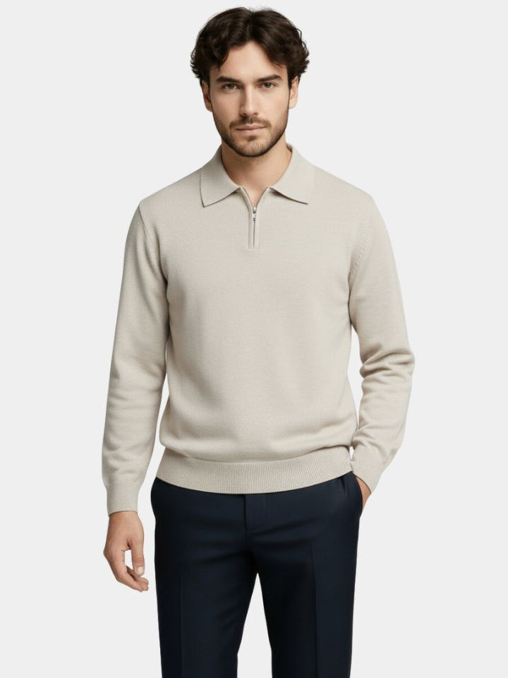 Casual Polo Pullover - Crown & Cuff