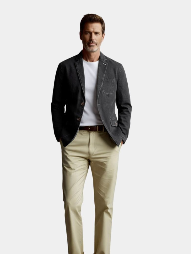 Denim Covenant Blazer Jacket – Crown & Cuff