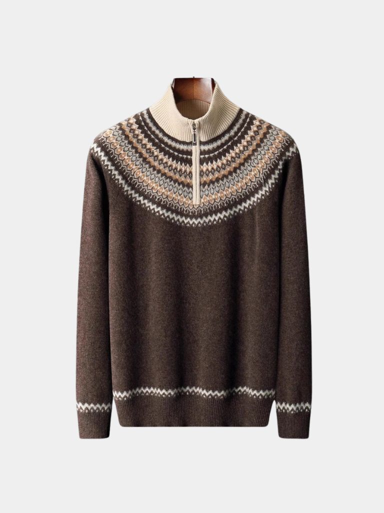 Valenbourg Nordic Knit Sweater - Crown & Cuff