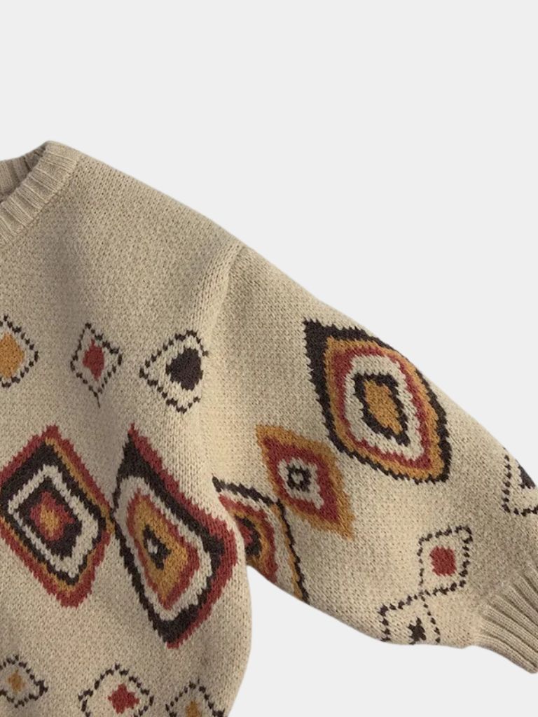 Petit Marquis Retro Knit Sweater - Crown & Cuff Kids