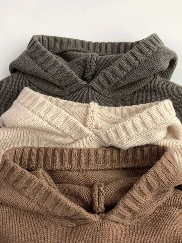 Montclair Kids Heritage Knit Hoodie - Crown & Cuff Kids