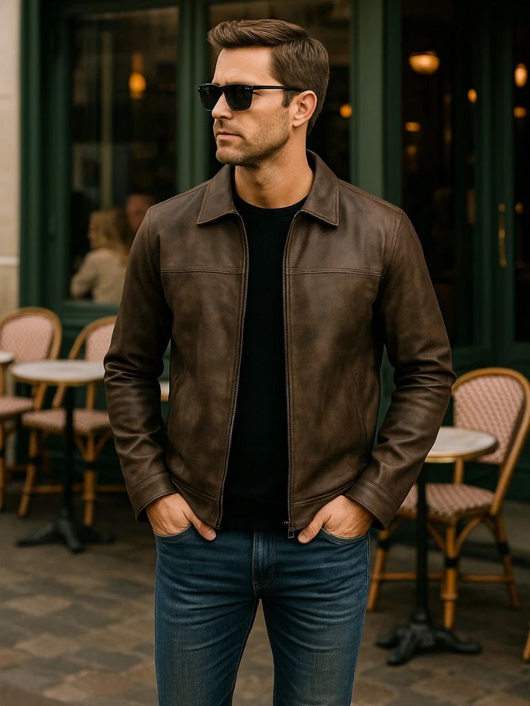 Regent Estate Leather Jacket - Crown & Cuff