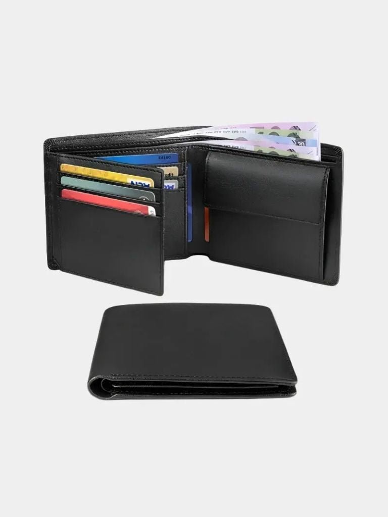 Anti RFID Leather Wallet - Crown & Cuff
