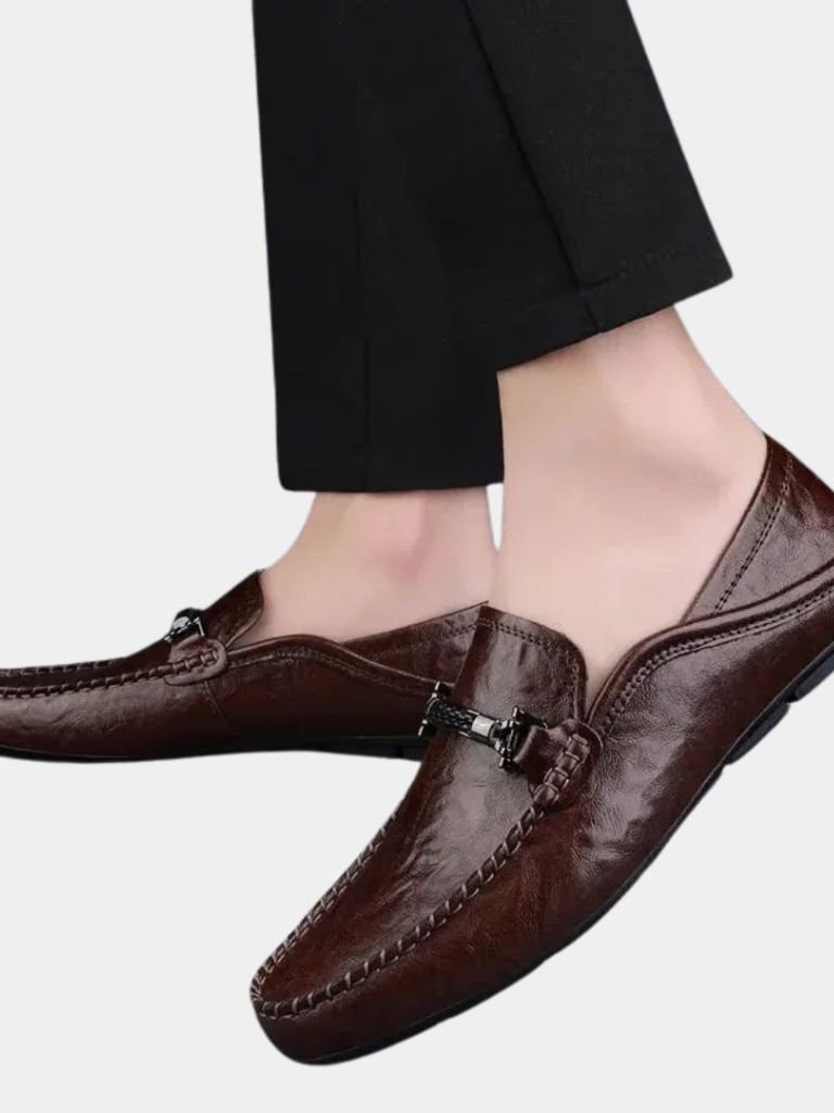 Belgravia Leather Loafers - Crown & Cuff