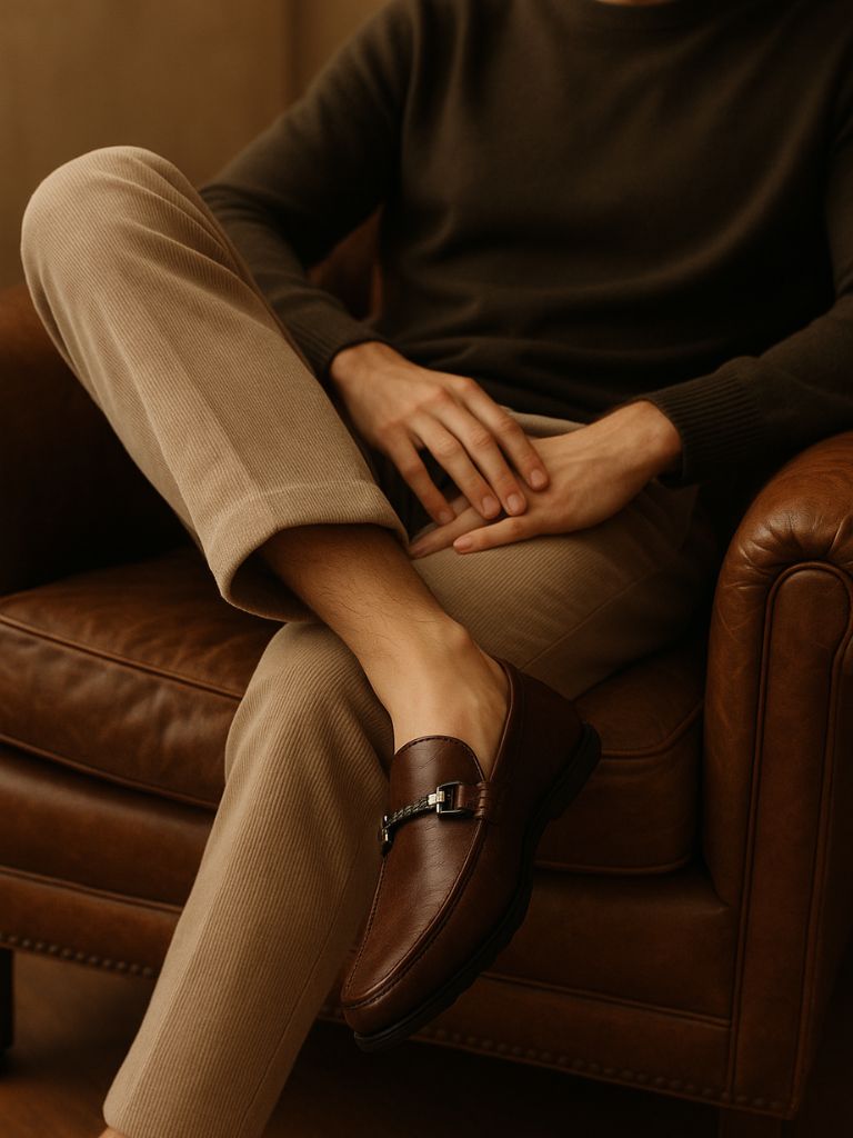 Belgravia Leather Loafers - Crown & Cuff