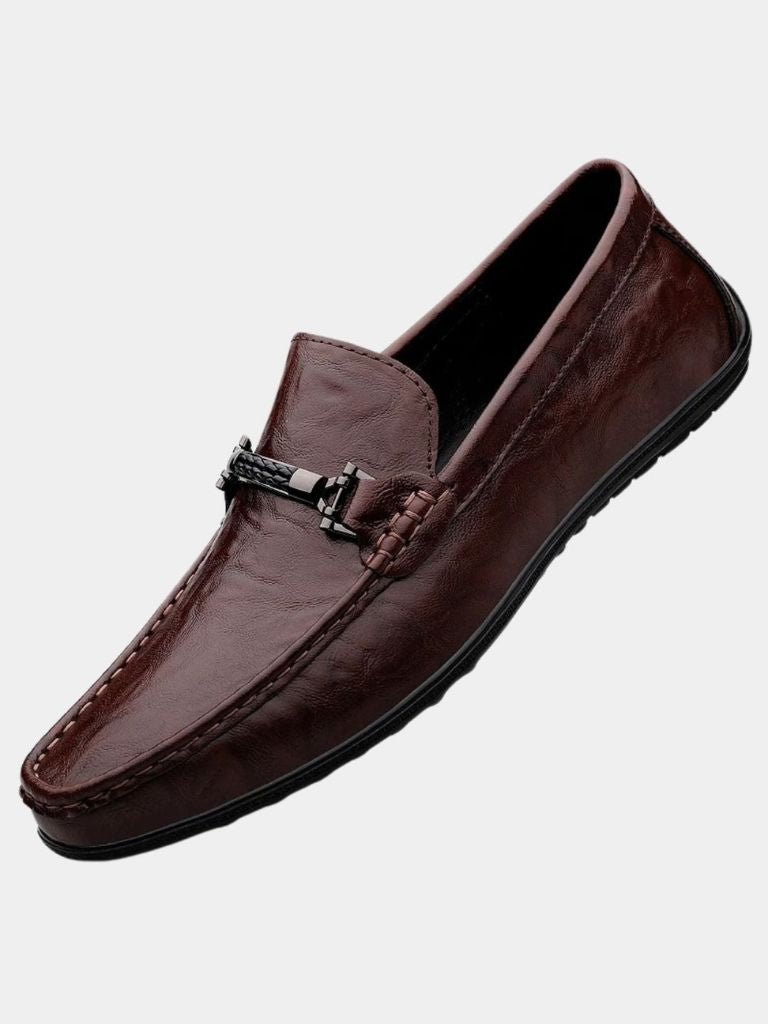 Belgravia Leather Loafers - Crown & Cuff