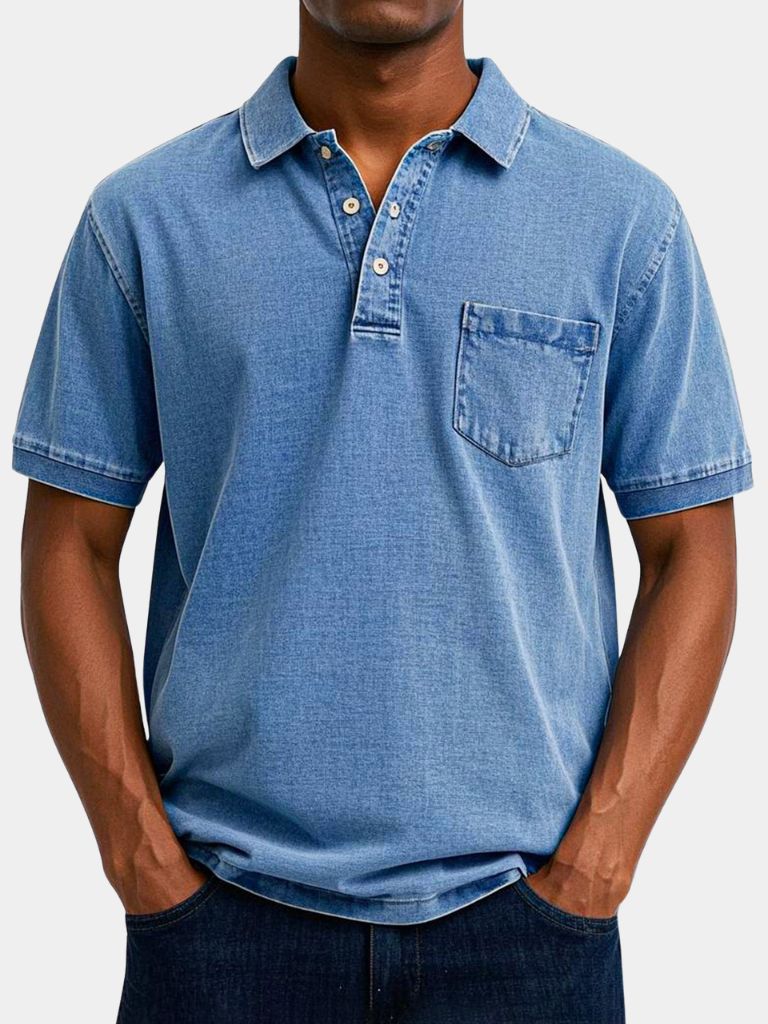 Bethlehem Blues Polo Shirt – Crown & Cuff