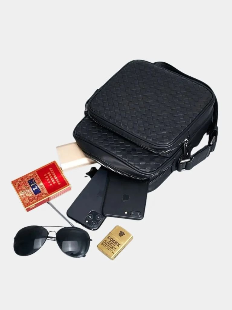 Braided Heritage Shoulder Bag - Crown & Cuff