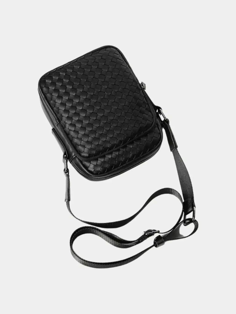 Braided Heritage Shoulder Bag - Crown & Cuff