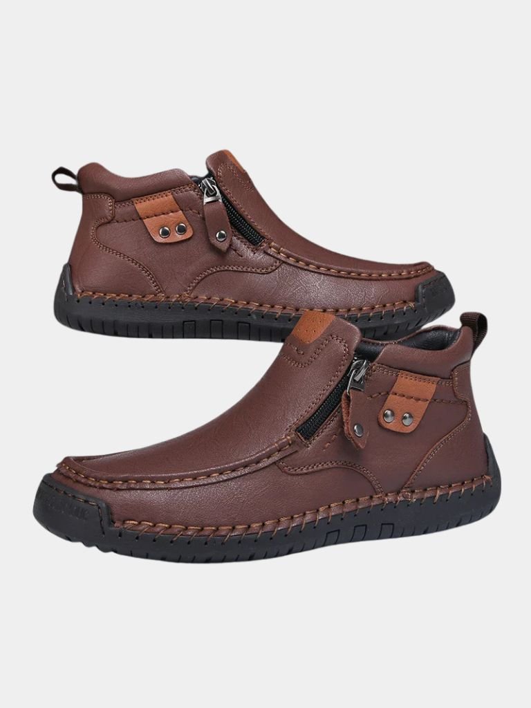 Brave Leather Boots - Crown & Cuff