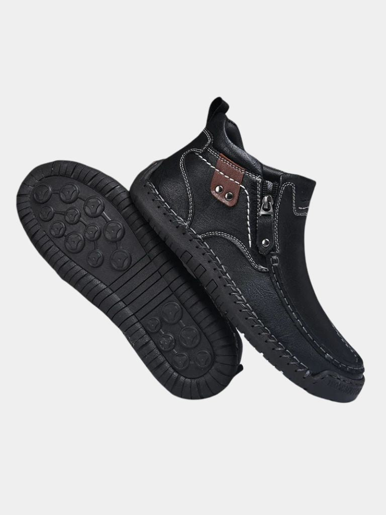 Brave Leather Boots - Crown & Cuff