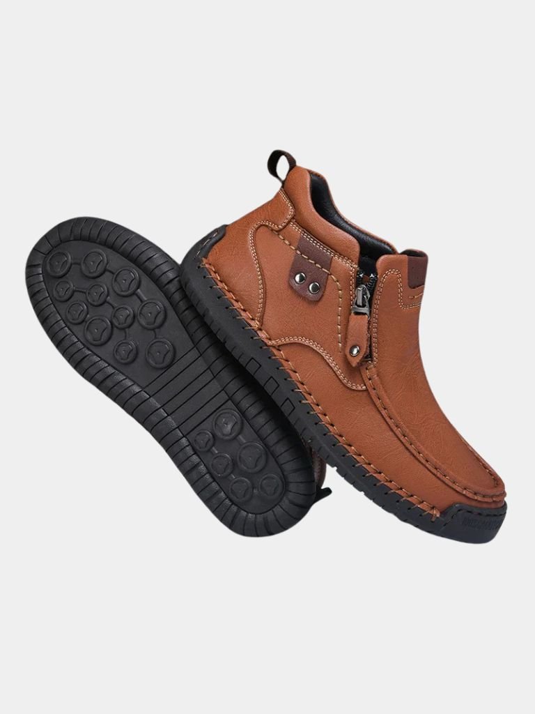 Brave Leather Boots - Crown & Cuff