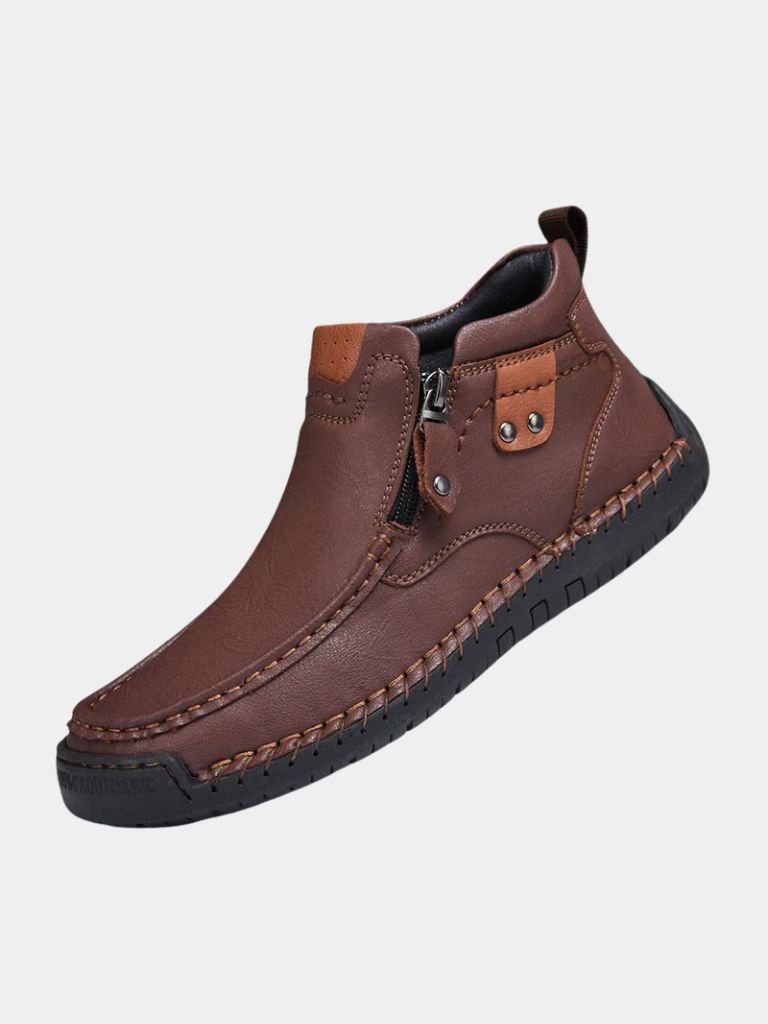 Brave Leather Boots - Crown & Cuff