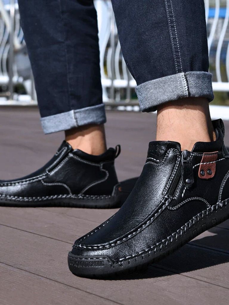 Brave Leather Boots - Crown & Cuff