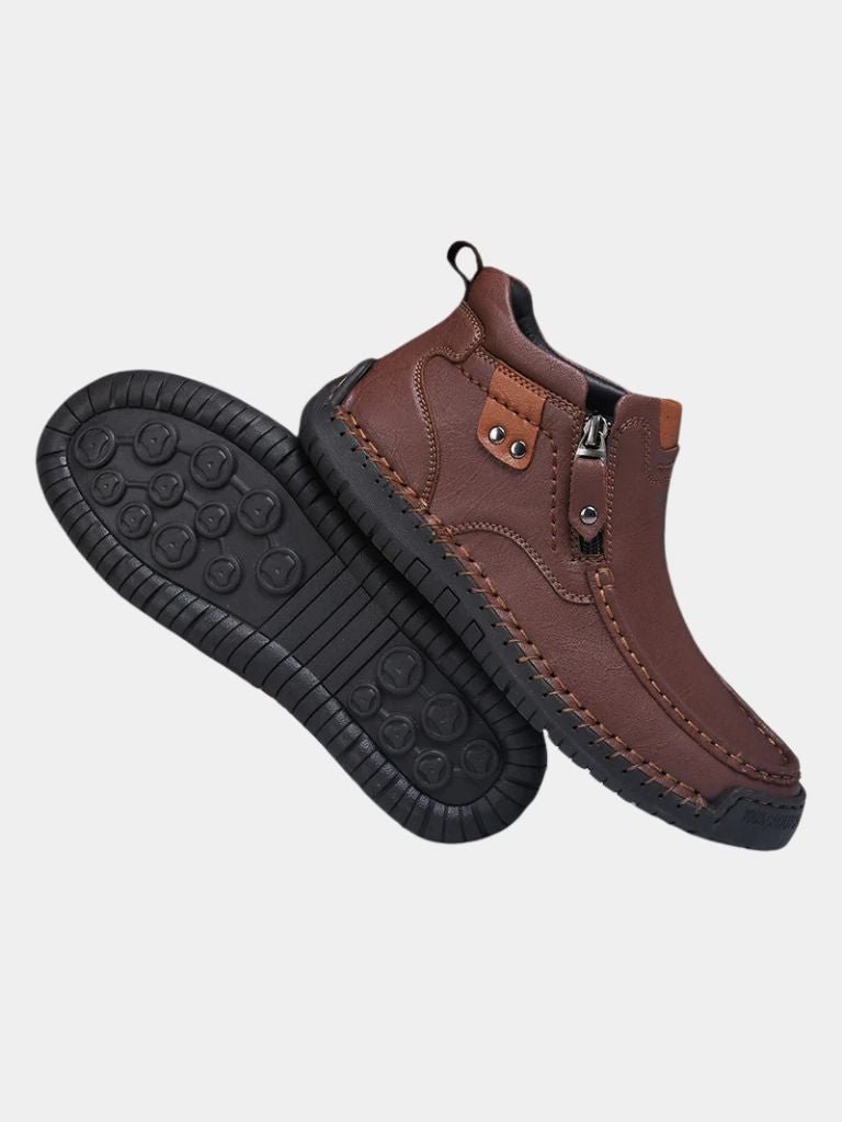 Brave Leather Boots - Crown & Cuff