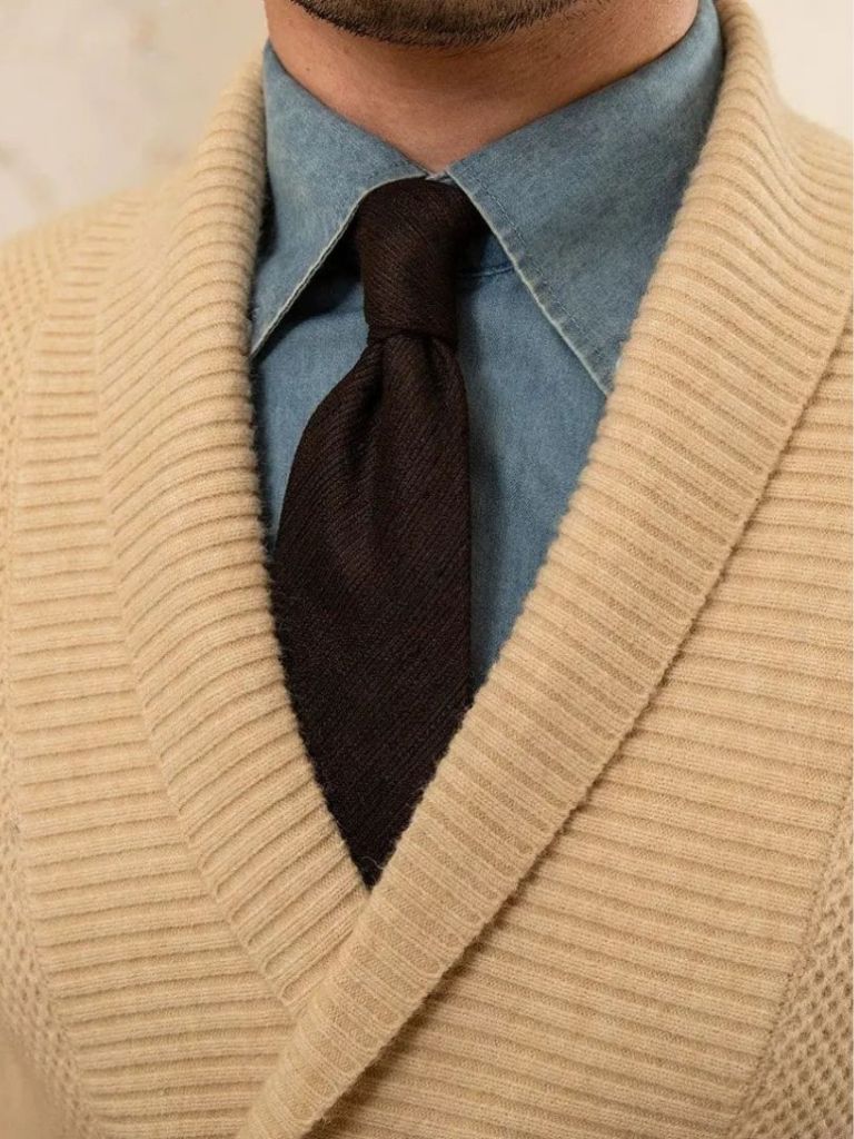 British Elegant Knit Cardigan - Crown & Cuff