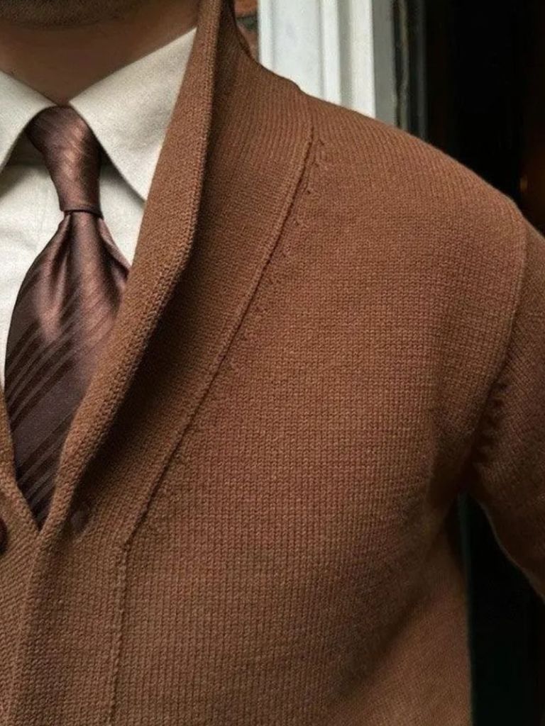 British Knit Cardigan - Crown & Cuff