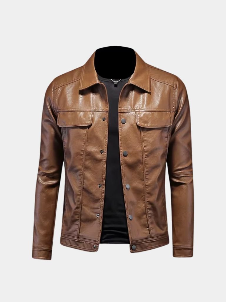 Bronze Rebel Leather Jacket – Crown & Cuff