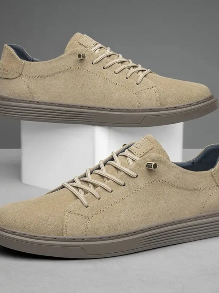 Brown Suede Leather Shoes - Crown & Cuff