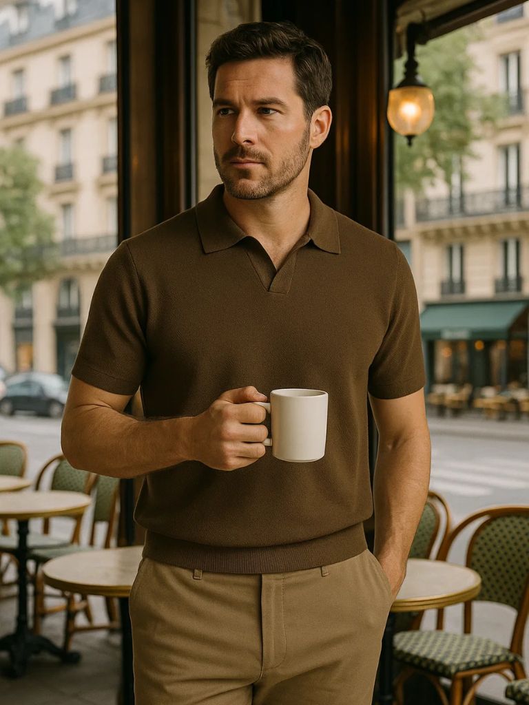 Brownstone Polo Shirt – Crown & Cuff