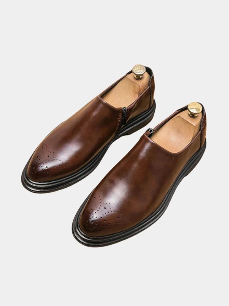 Brun Prestige Leather Loafers - Crown & Cuff