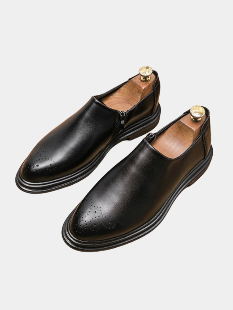 Brun Prestige Leather Loafers - Crown & Cuff