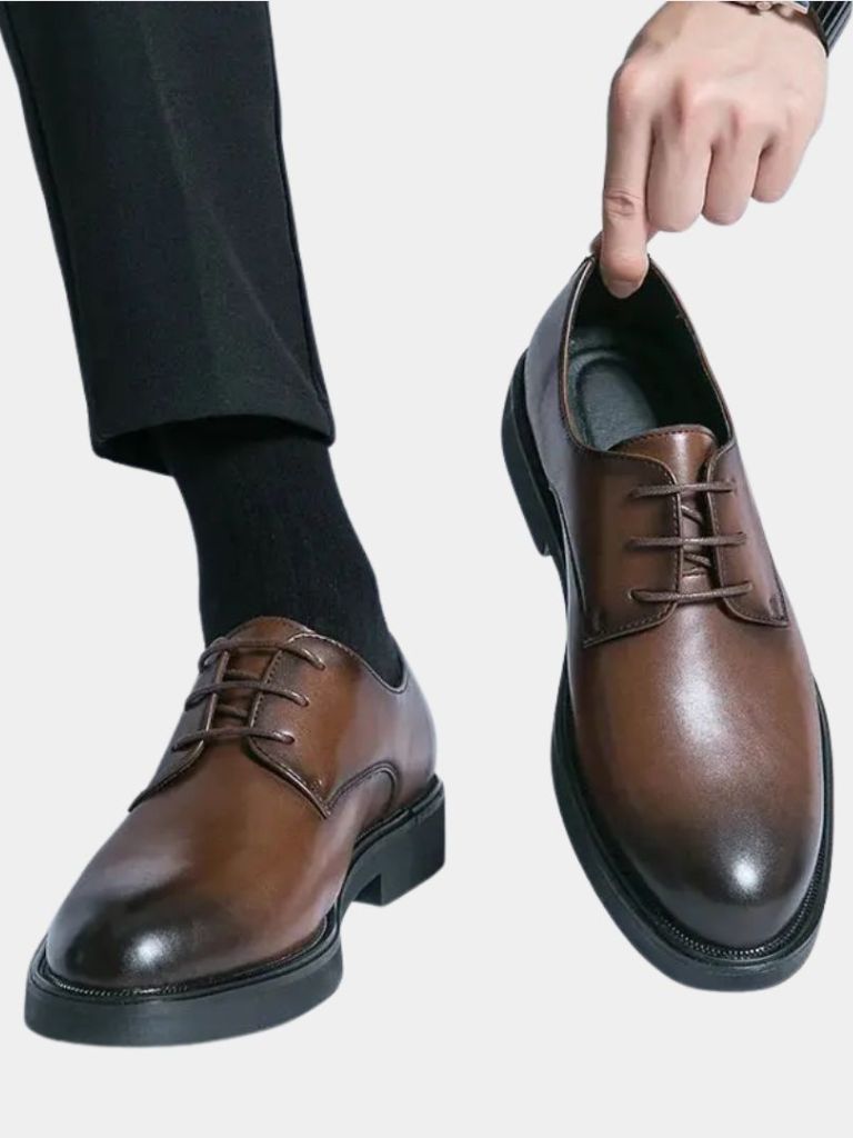 Burlington Heritage Leather Shoes - Crown & Cuff
