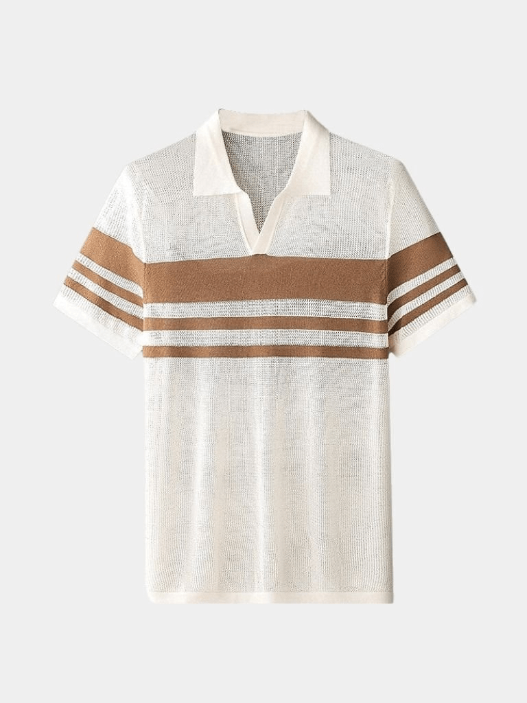 Caramel Lineage Polo – Crown & Cuff