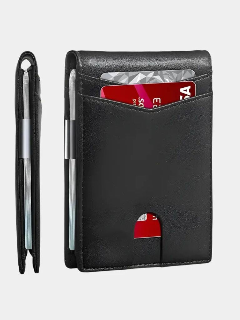 Carbon Fiber Anti RFID Minimalist Wallet - Crown & Cuff