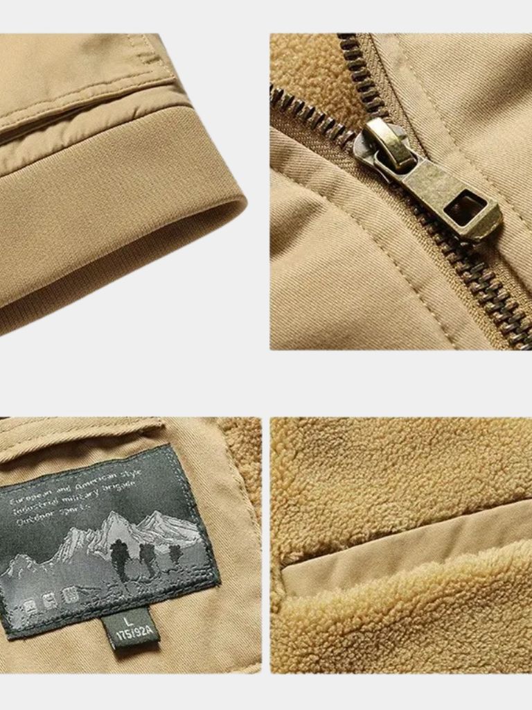 Casual Fleece Jacket - Crown & Cuff