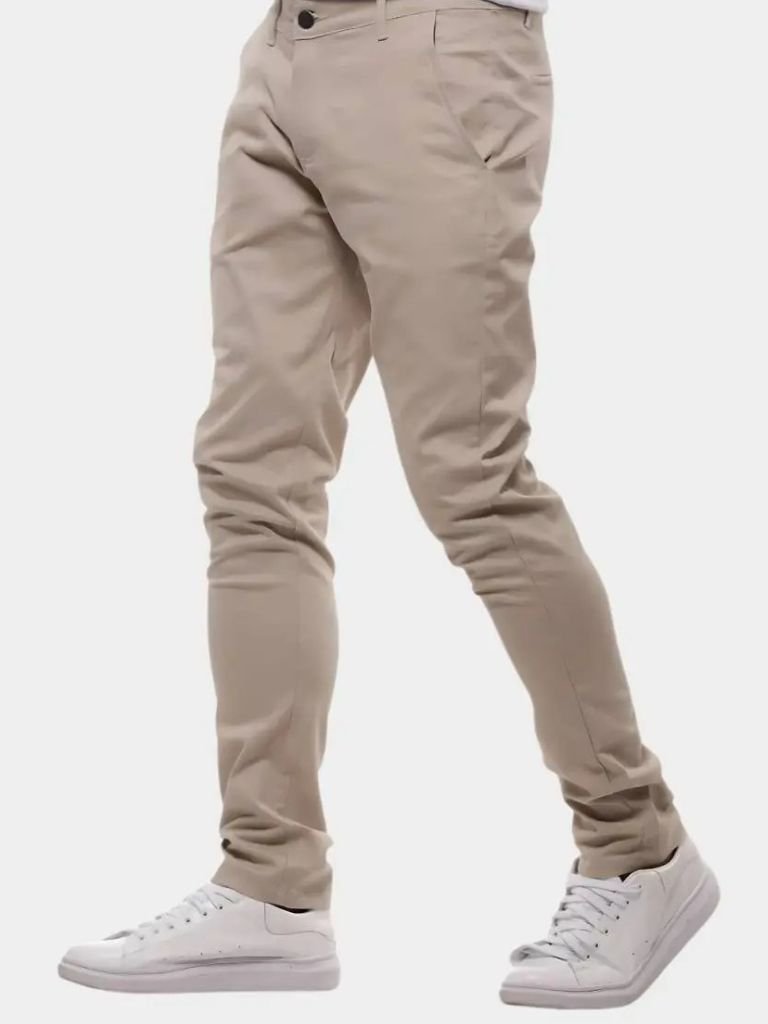 Casual Slim Fit Trousers - Crown & Cuff