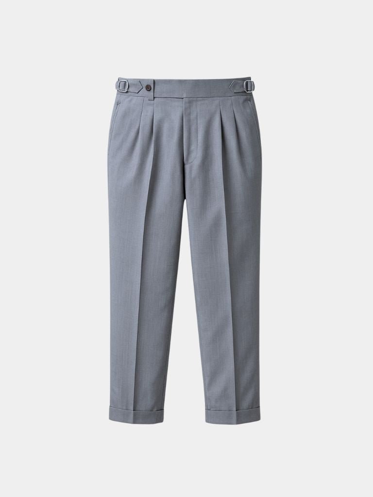 Classic Genova Sidetab Trousers - Crown & Cuff